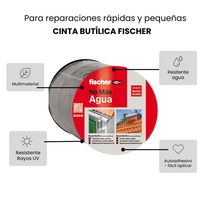 Cinta Butilica para reparaciones en tela asfáltica