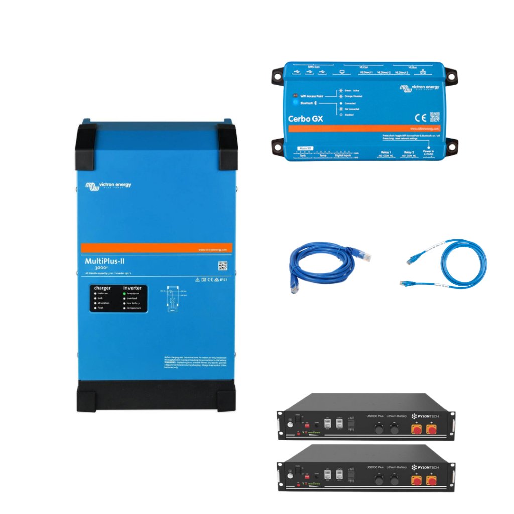 Kit BATERÍAS para instalaciones NO HÍBRIDAS o con MICROINVERSORES - 5000 Wh (Retrofit)