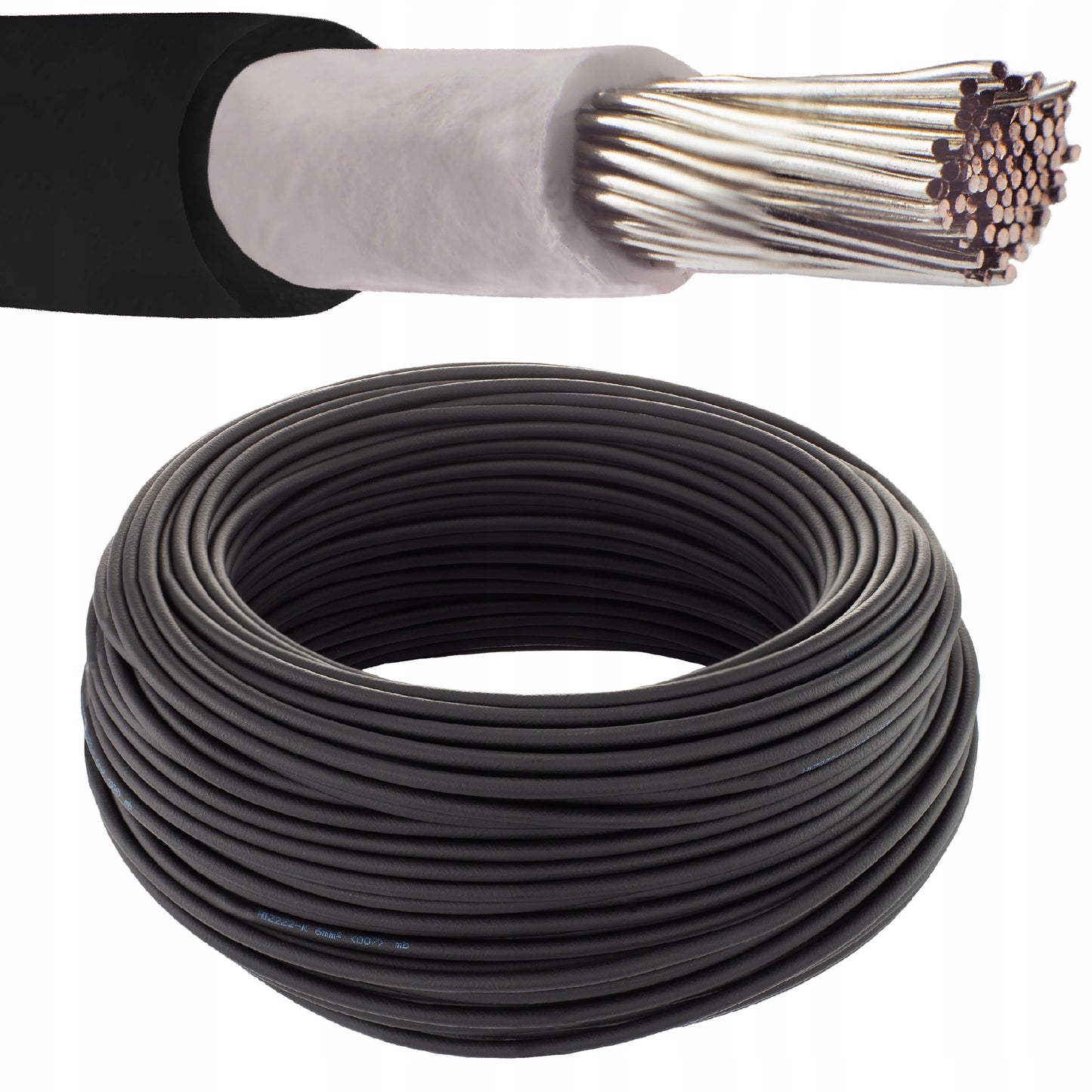 Elecsun Cable solar 6mm 1500V negro (bobina 25m)