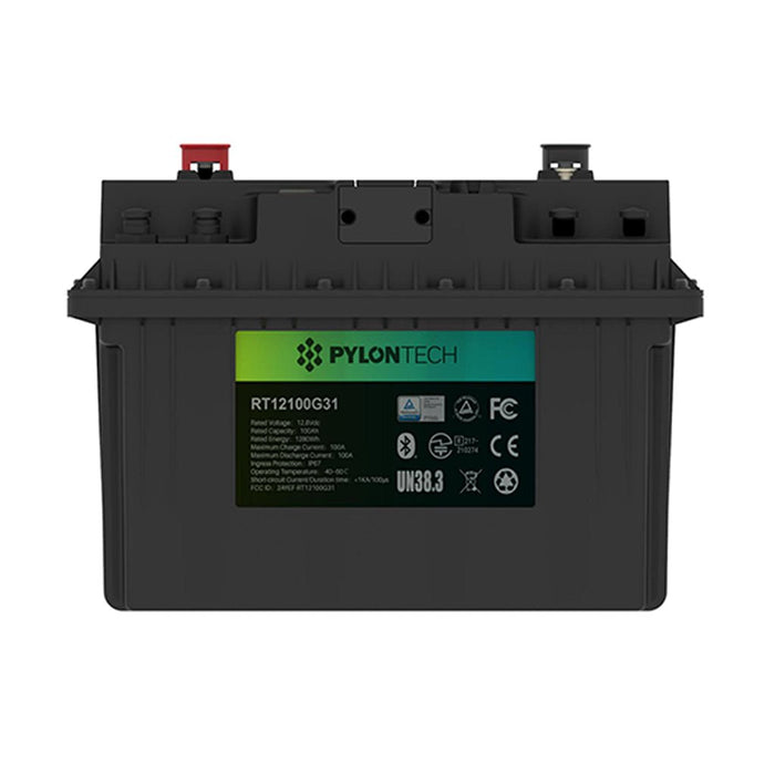 Batería de litio LiFePO4 Pylontech RT12100G31 100Ah 12V con BMS integrado 6000 ciclos