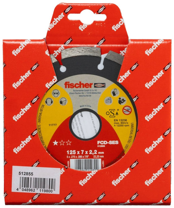 Disco de Corte de Diamante Segmentado fischer FCD-SES – Rendimiento superior