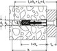 Taco Duopower 6x30 S con tornillo (Pack 50 unidades) - fischer