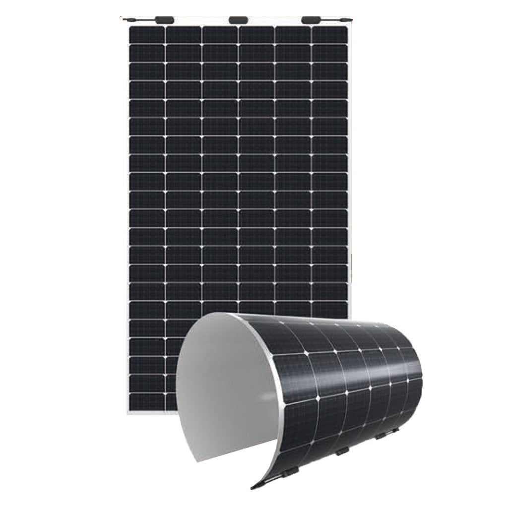 Panel solar 370W | 1840x1040x17mm | Flexible | Monocristalino | 370W |10,54A | 35,3V| 21% Eficiencia| Flexible